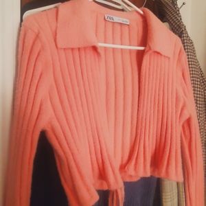 NWOT Zara cropped sweater